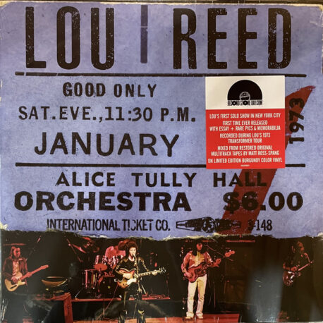 LIVE AT ALICE TULLY HALL JANUARY 27 1973